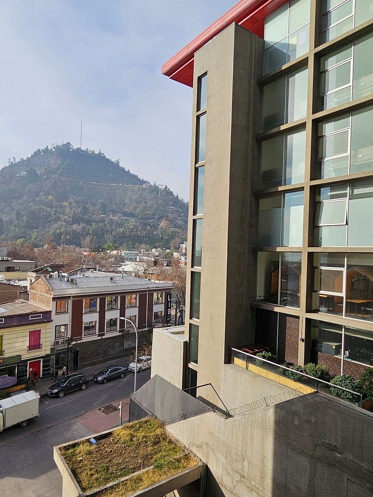 Depto con terraza en Bellavista - Metro Baquedano