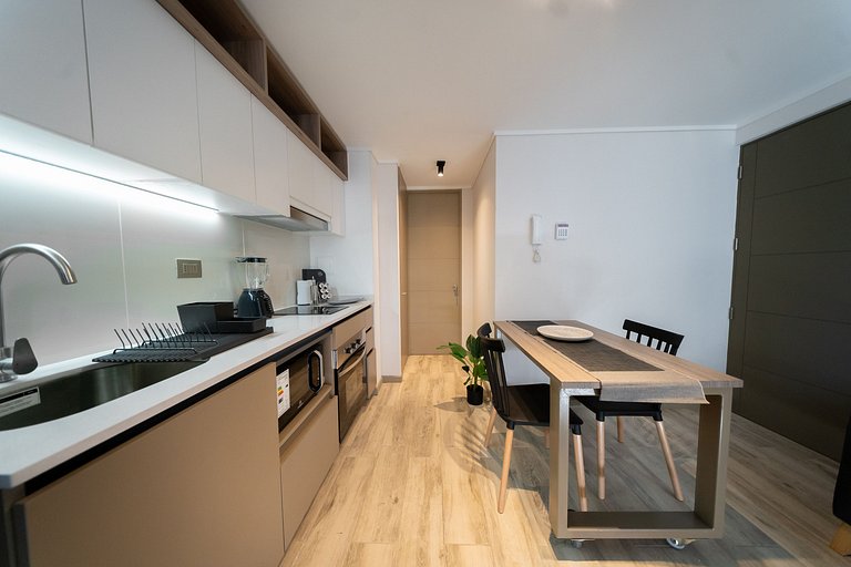 Vive La Ciudad: Acogedor en Santiago Centro ApartRent
