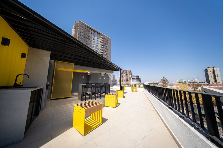 Vive La Ciudad: Acogedor en Santiago Centro ApartRent
