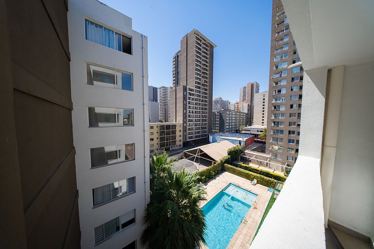 Vive La Ciudad: Acogedor en Santiago Centro ApartRent