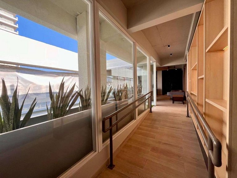 Depto en Ñuñoa con salón gourmet y cowork Irarrázaval