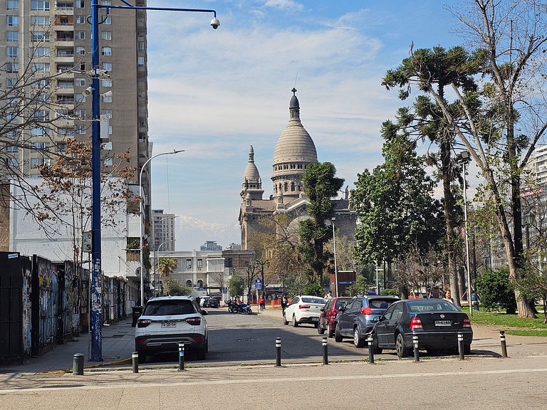 Moderno dpto con vista al Parque Almagro, Palacio