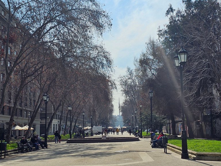 Moderno dpto con vista al Parque Almagro, Palacio
