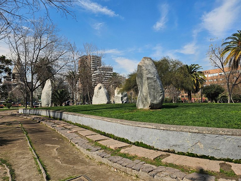 Moderno dpto con vista al Parque Almagro, Palacio