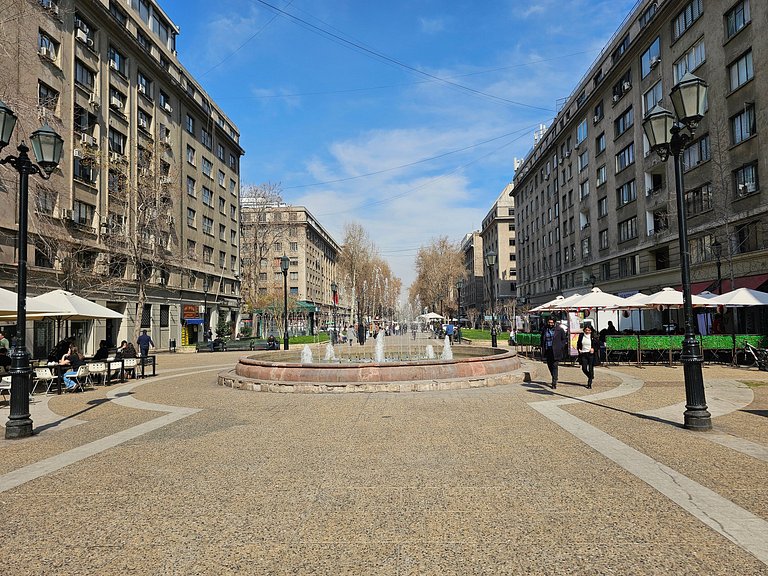 Moderno dpto con vista al Parque Almagro, Palacio