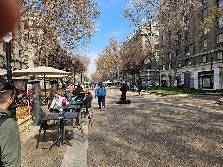 Moderno dpto con vista al Parque Almagro, Palacio