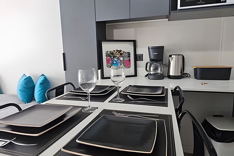 Apartment in downtown Santiago with pool and laundry Rosas