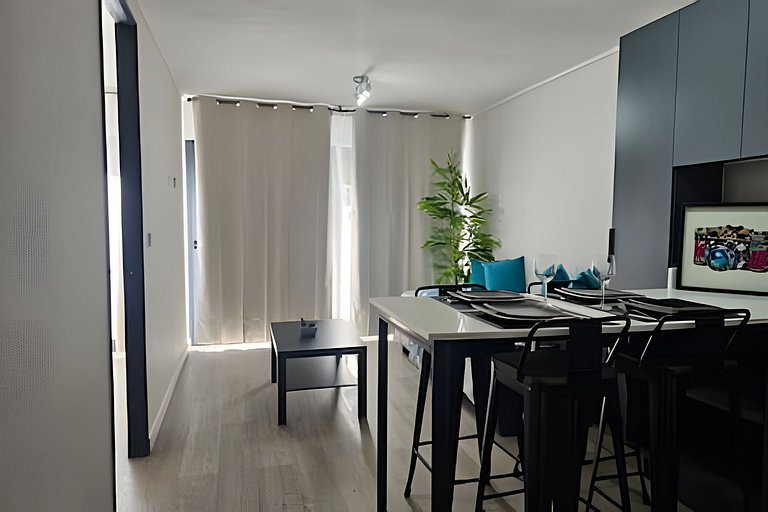 Apartment in downtown Santiago with pool and laundry Rosas